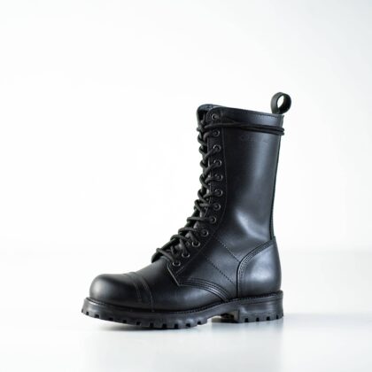 516 aka High Aviator Boots Black