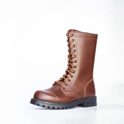 516 aka High Aviator Boots Brown
