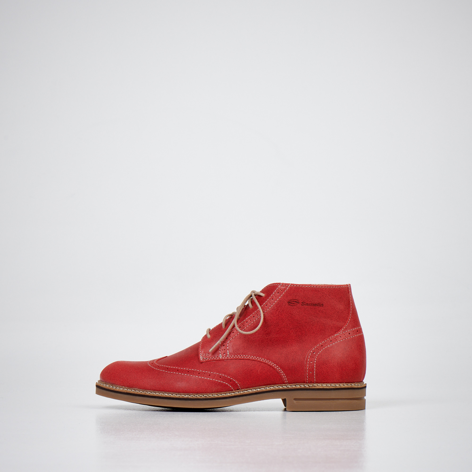 424 Ankle Boots Red